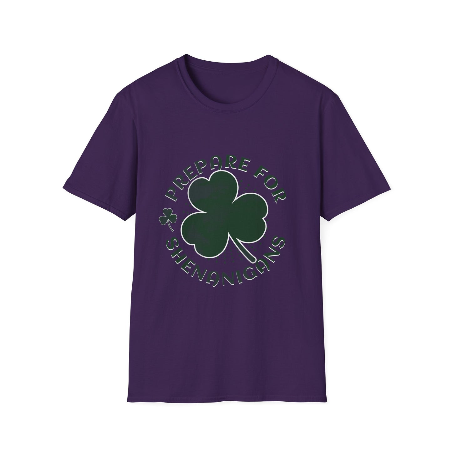 St. Patrick's Day 'Prepare for Shenanigans' T-Shirt - Unisex Softstyle Tee