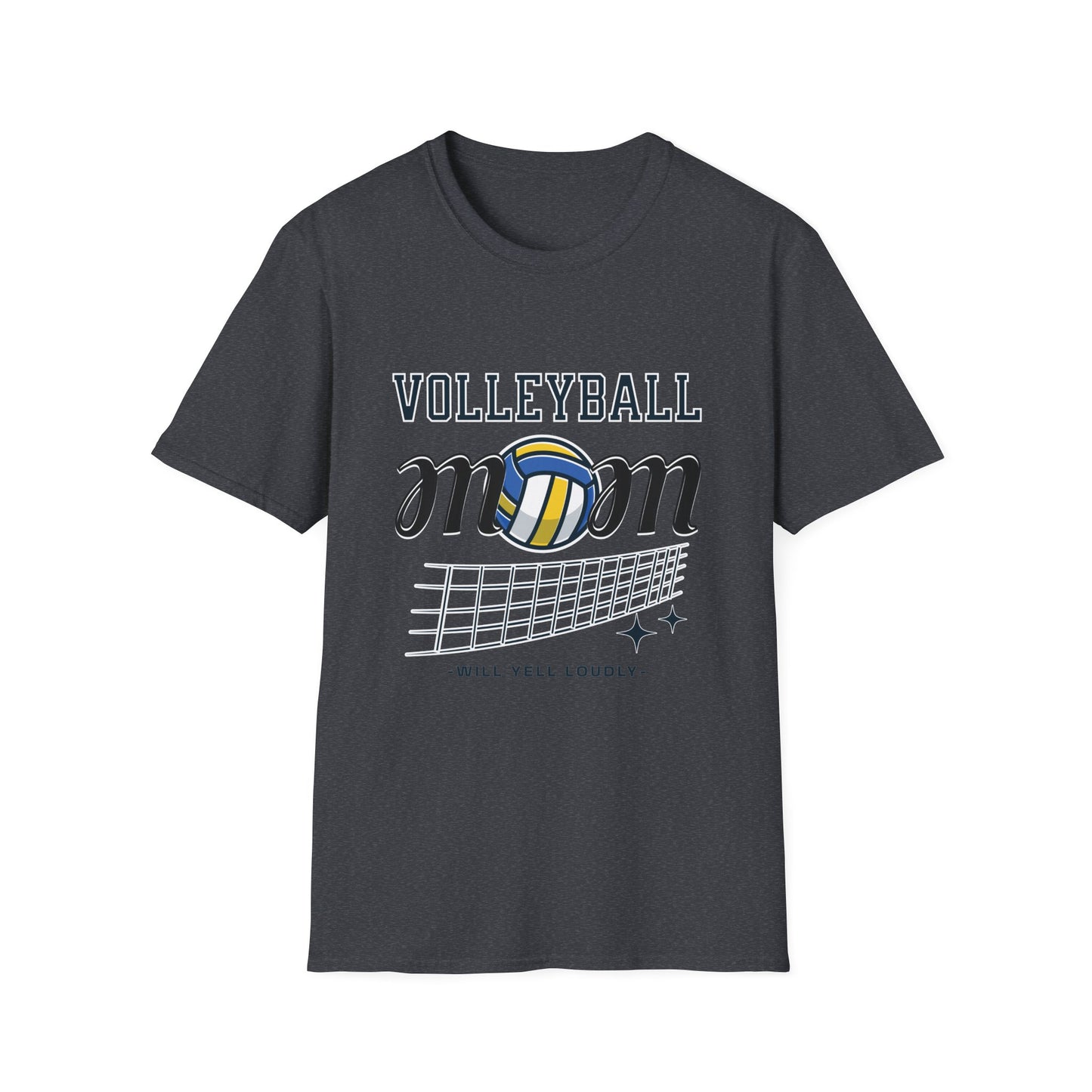 Volleyball Mom T-Shirt | Soft Unisex Tee for Sports Moms | Great for Gifts, Teamwear, Casual Outings, and Holidays
