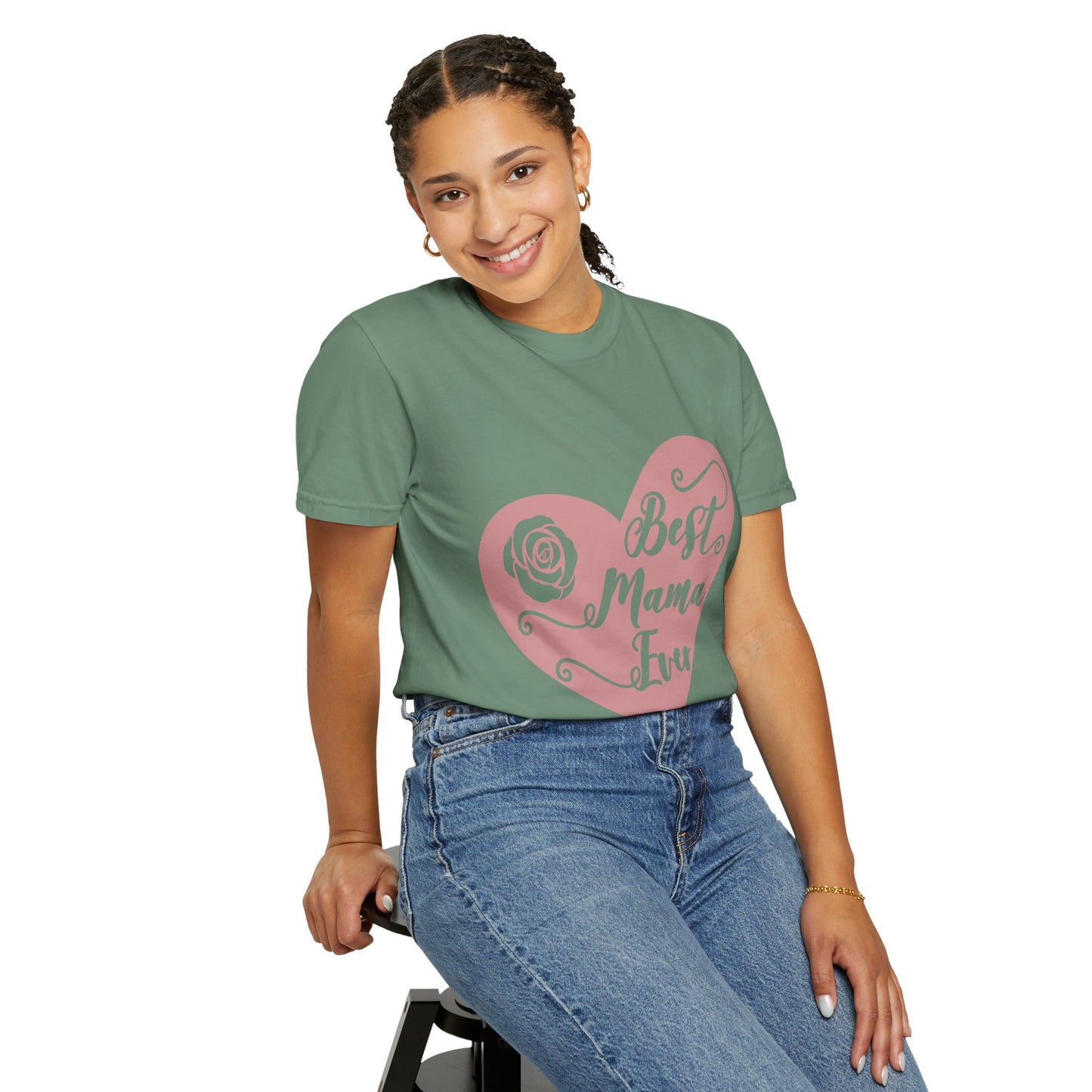 Best mama ever - Unisex Garment-Dyed T-shirt