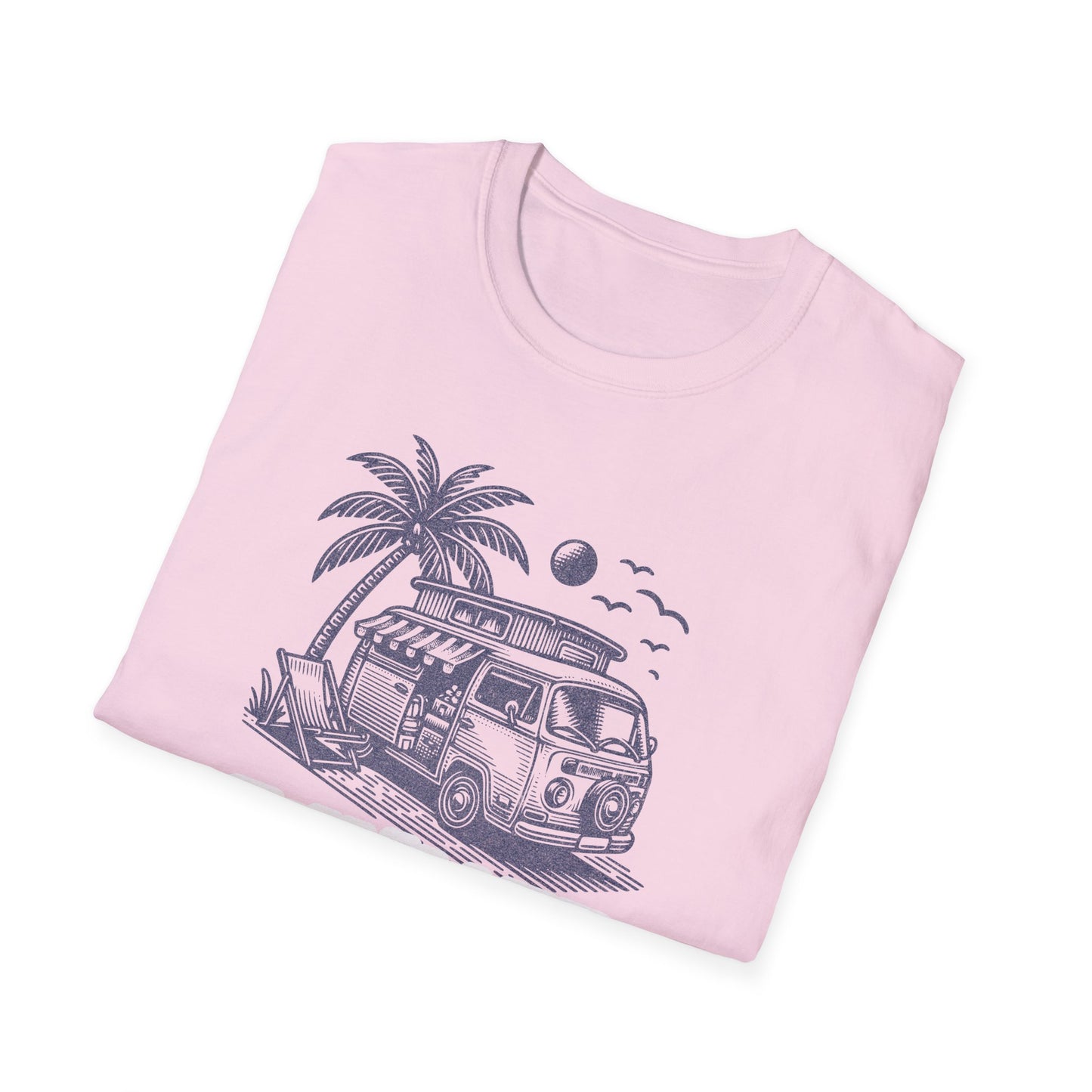Summer Camping Vibes T-Shirt, Unisex Camp Tee, Outdoor Adventure Shirt, Nature Lover Gift, Camping Trip Apparel