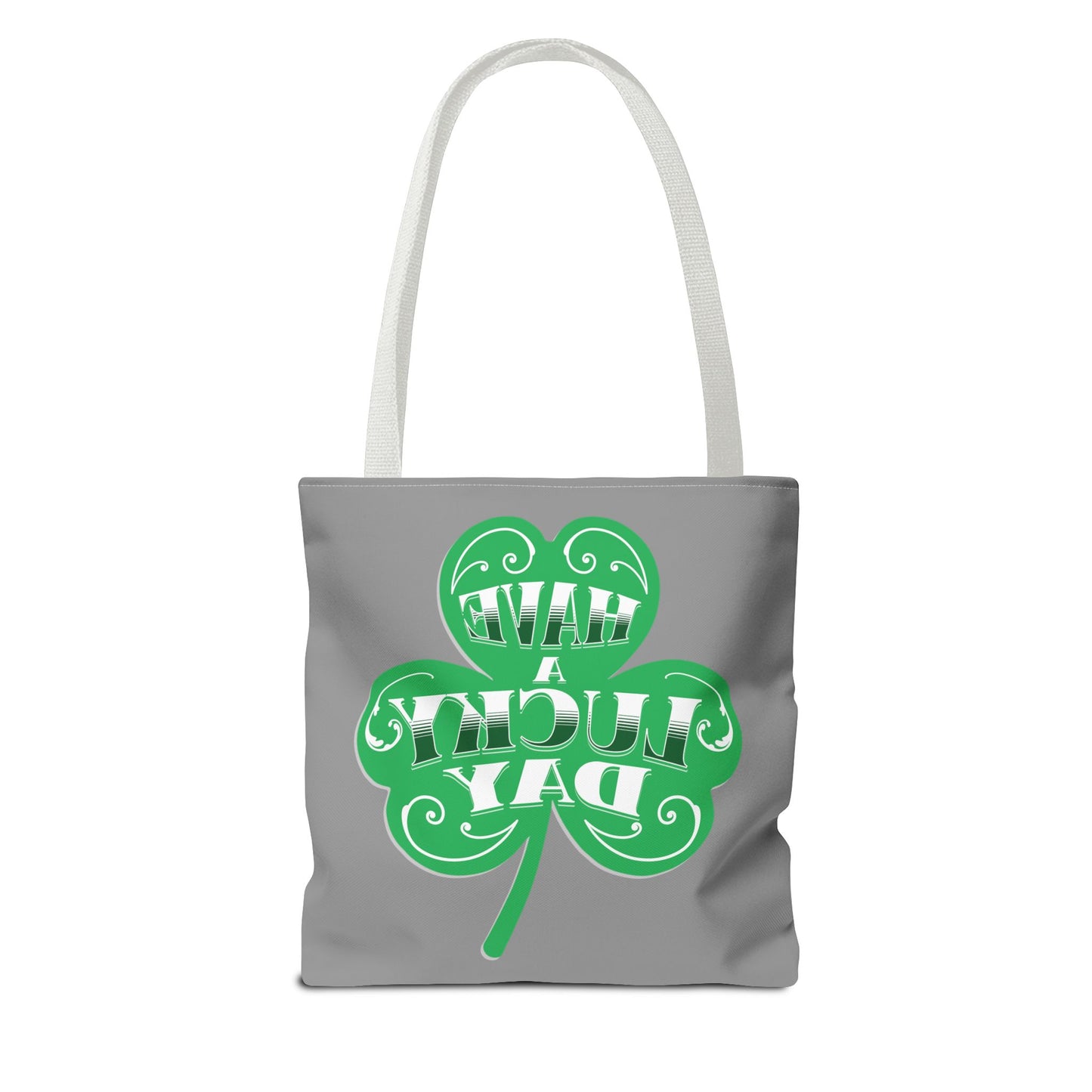 Lucky Day Tote Bag - St. Patrick's Day Gift, Eco-Friendly Shopper, Fun Everyday Use, Green Clover Design, Lucky Charm