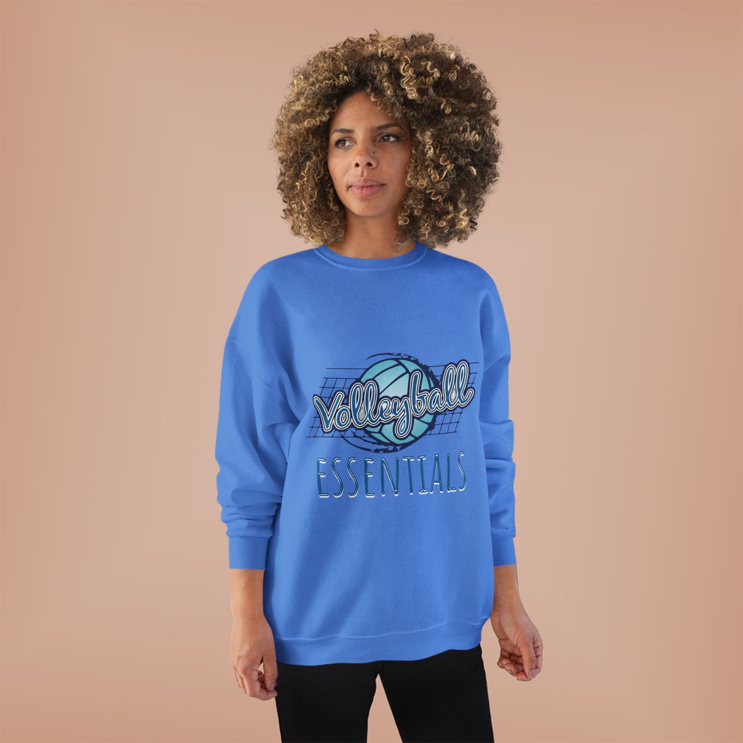 Unisex Eco-Friendly Crewneck Sweatshirt, Cozy Retro Essentials Sweatshirt, Casual Wear, Gift for Her, Hoodie Alternative, Fall Fashion