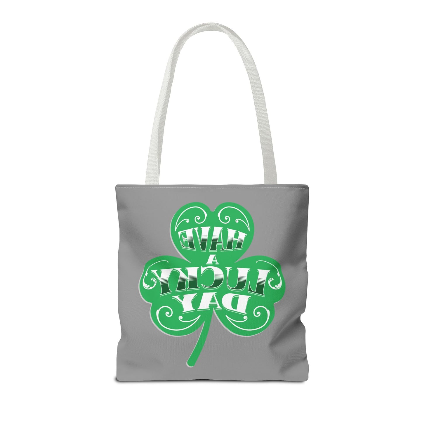 Lucky Day Tote Bag - St. Patrick's Day Gift, Eco-Friendly Shopper, Fun Everyday Use, Green Clover Design, Lucky Charm