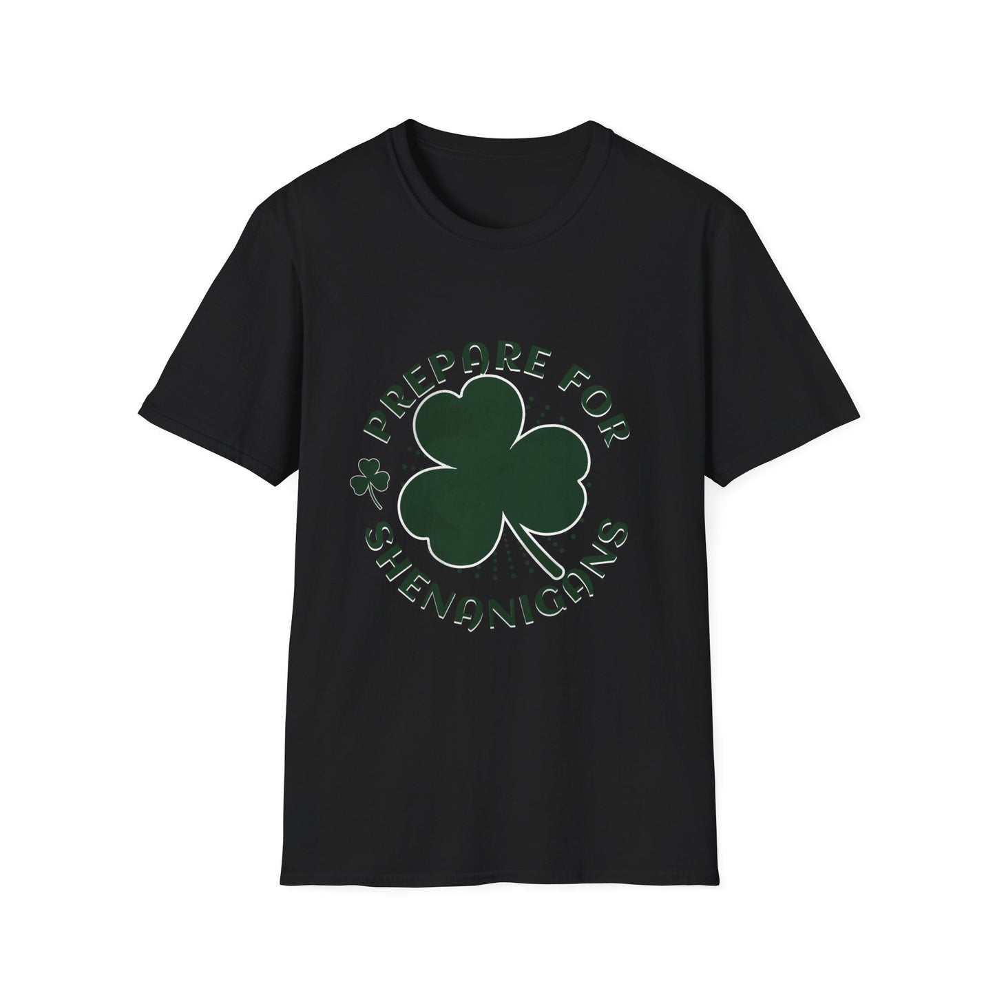 St. Patrick's Day 'Prepare for Shenanigans' T-Shirt - Unisex Softstyle Tee