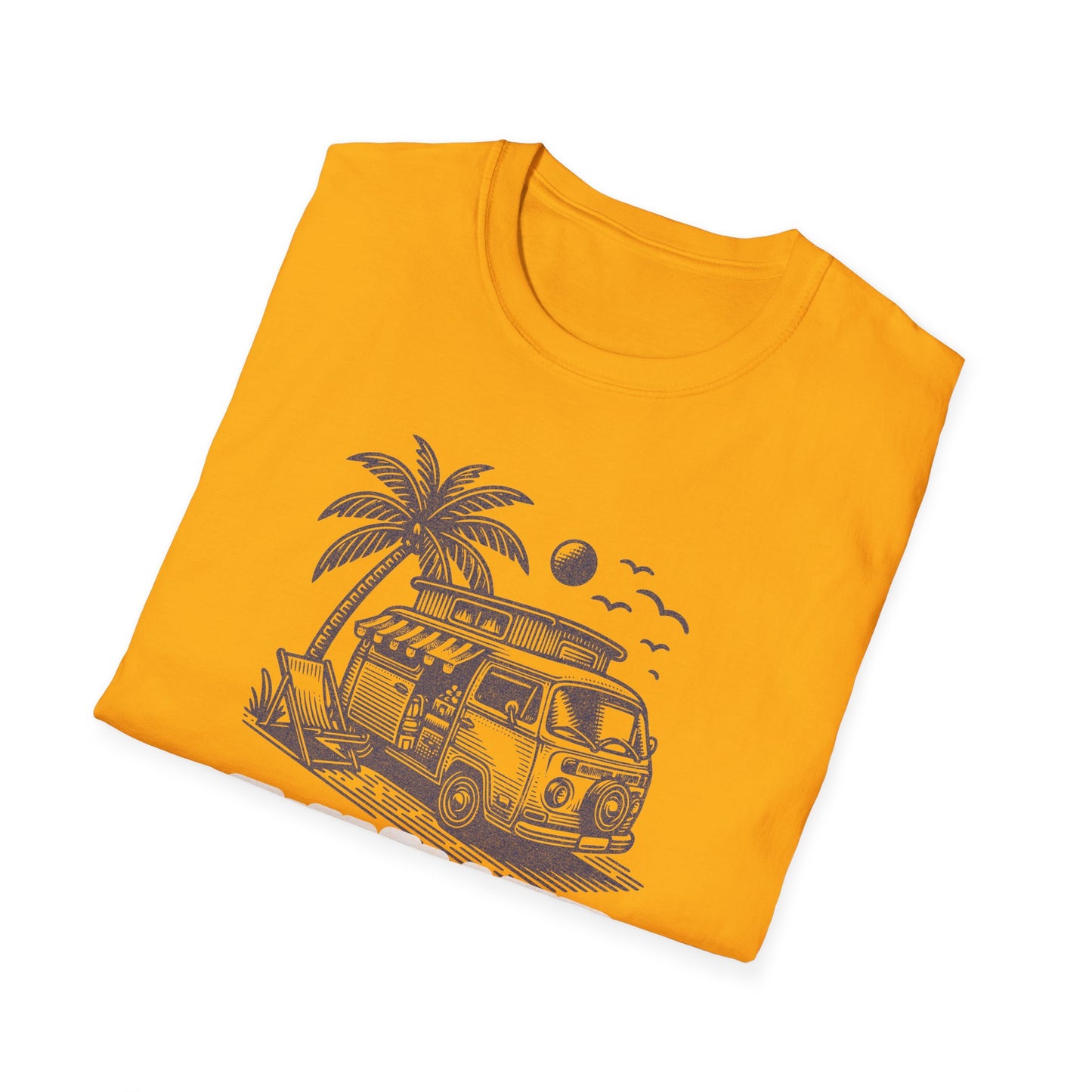 Summer Camping Vibes T-Shirt, Unisex Camp Tee, Outdoor Adventure Shirt, Nature Lover Gift, Camping Trip Apparel