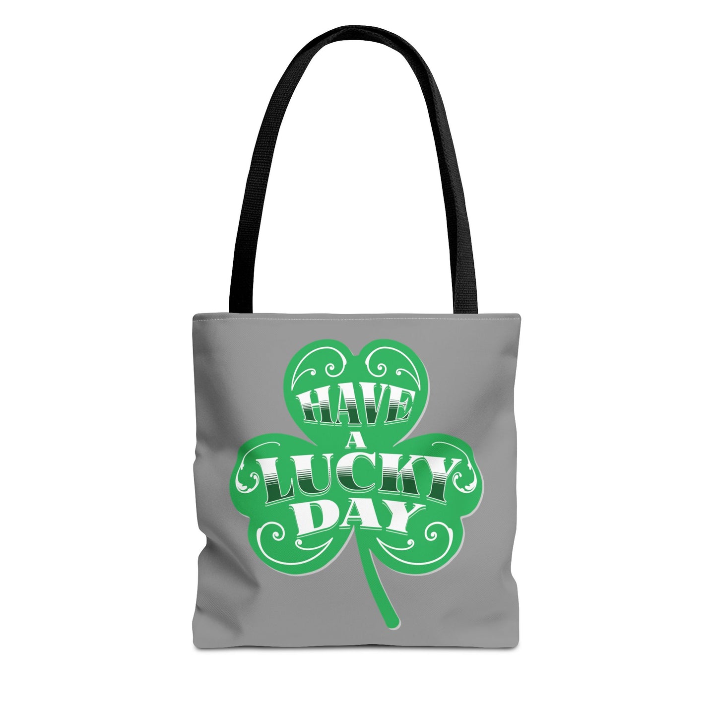 Lucky Day Tote Bag - St. Patrick's Day Gift, Eco-Friendly Shopper, Fun Everyday Use, Green Clover Design, Lucky Charm