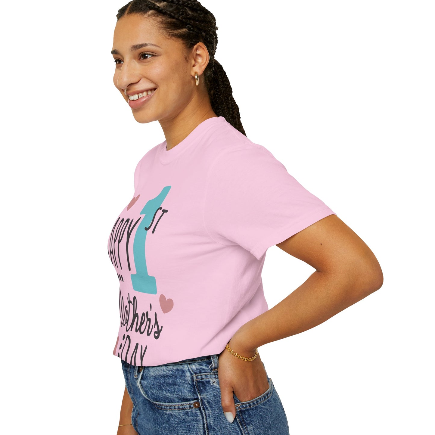 Happy 1st Mother's Day - Unisex Garment-Dyed T-shirt