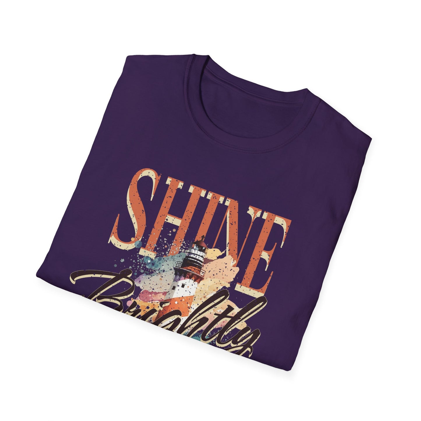 Shine Brightly Always 2025 T-Shirt, Inspirational Tee, Positive Vibe Top, Unisex Graphic Shirt, Gift for Him or Her, Comfortable Clothing