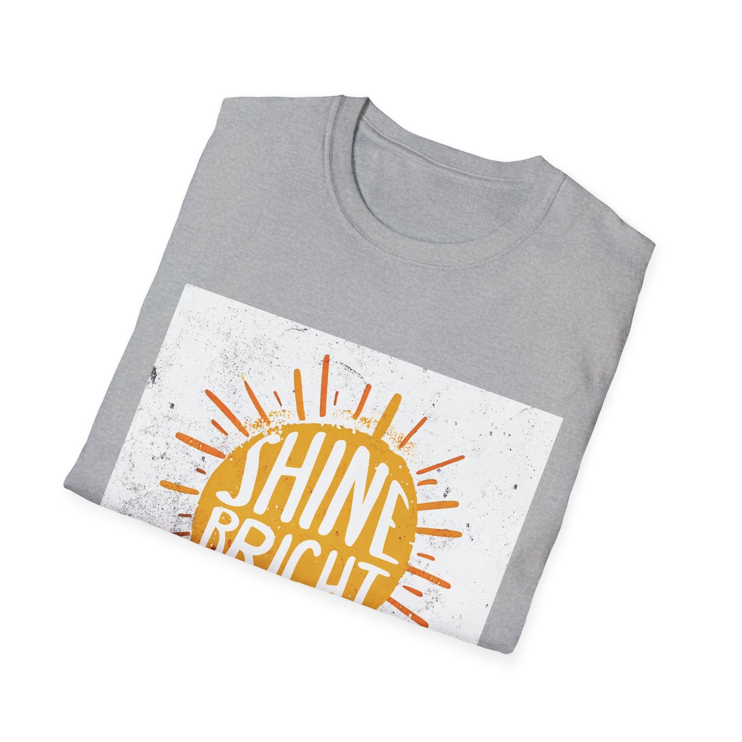 Shine Bright T-Shirt - Inspirational Tee, Positive Vibes Shirt, Motivational Clothing, Graphic Tee, Crewneck Top