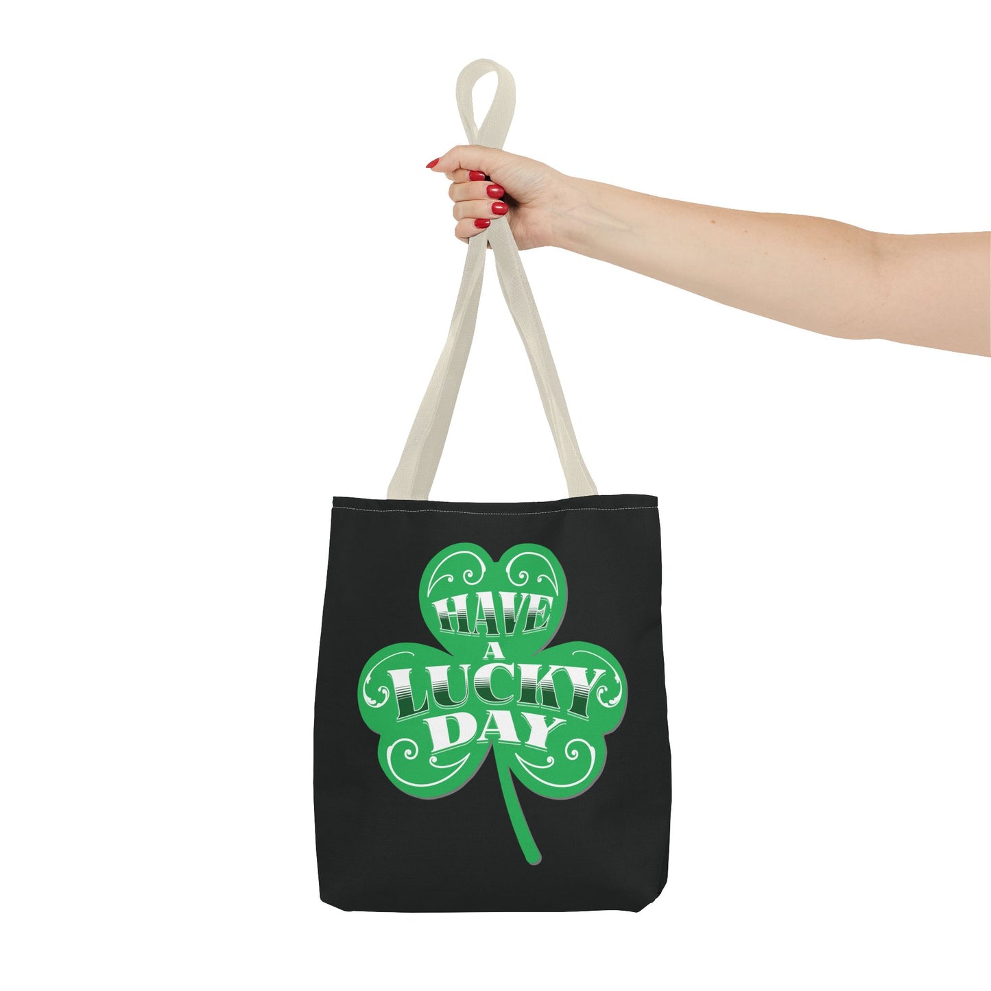St. Patrick's Day Tote Bag | Lucky Clover Design, Reusable Shopping Bag, Eco-Friendly Gift, Holiday Accessory