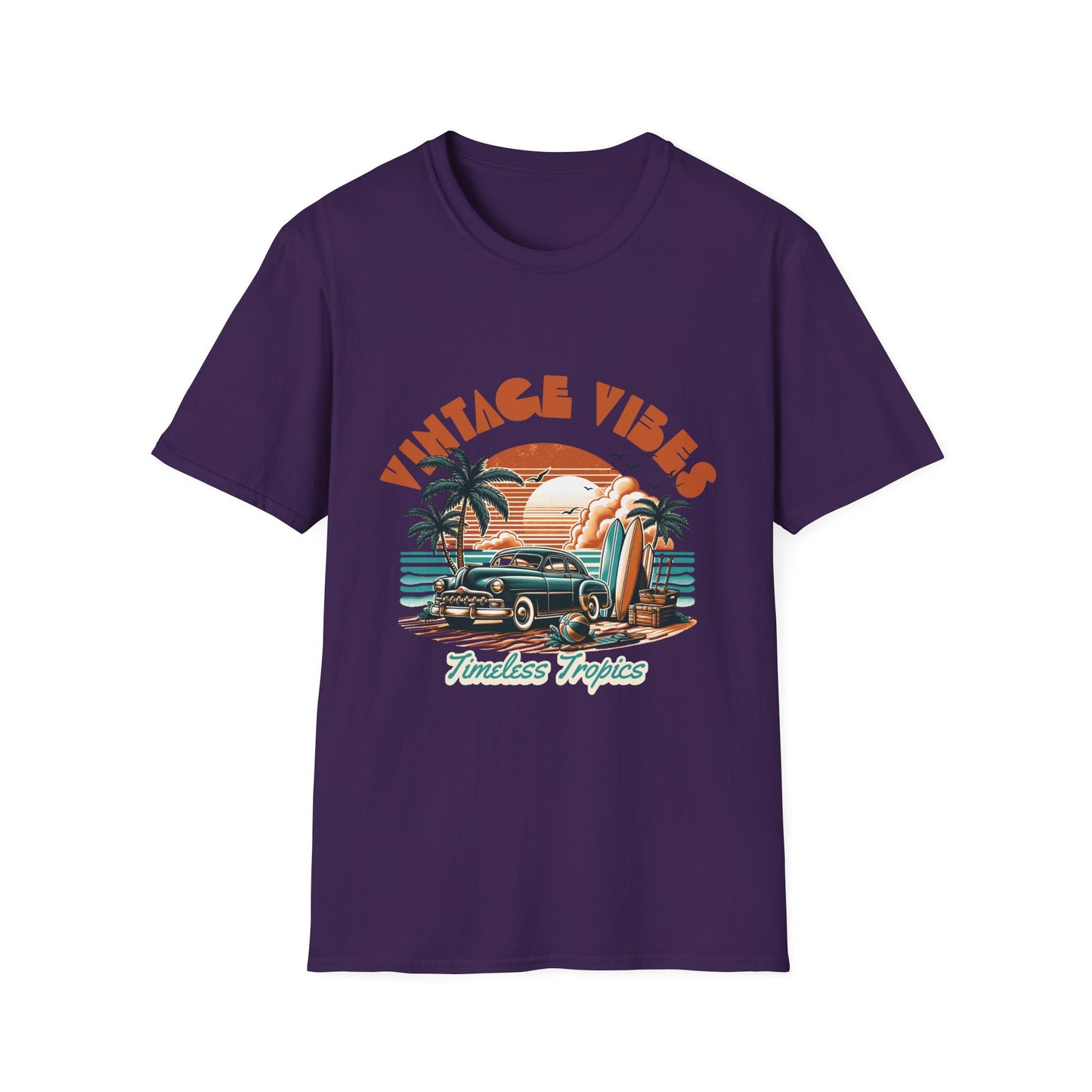 Vintage Vibe T-Shirt - Unisex Softstyle