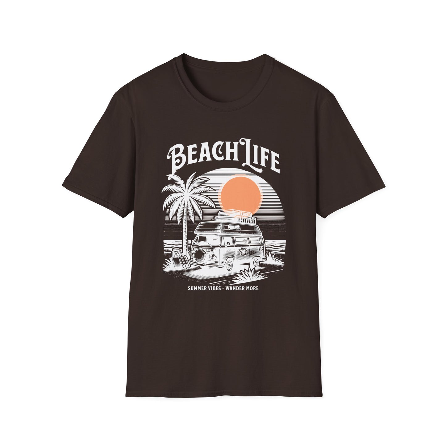 Beach Life T-shirt - Unisex Softstyle T-Shirt