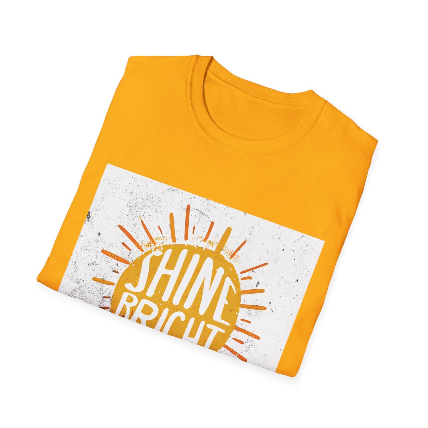 Shine Bright T-Shirt - Inspirational Tee, Positive Vibes Shirt, Motivational Clothing, Graphic Tee, Crewneck Top