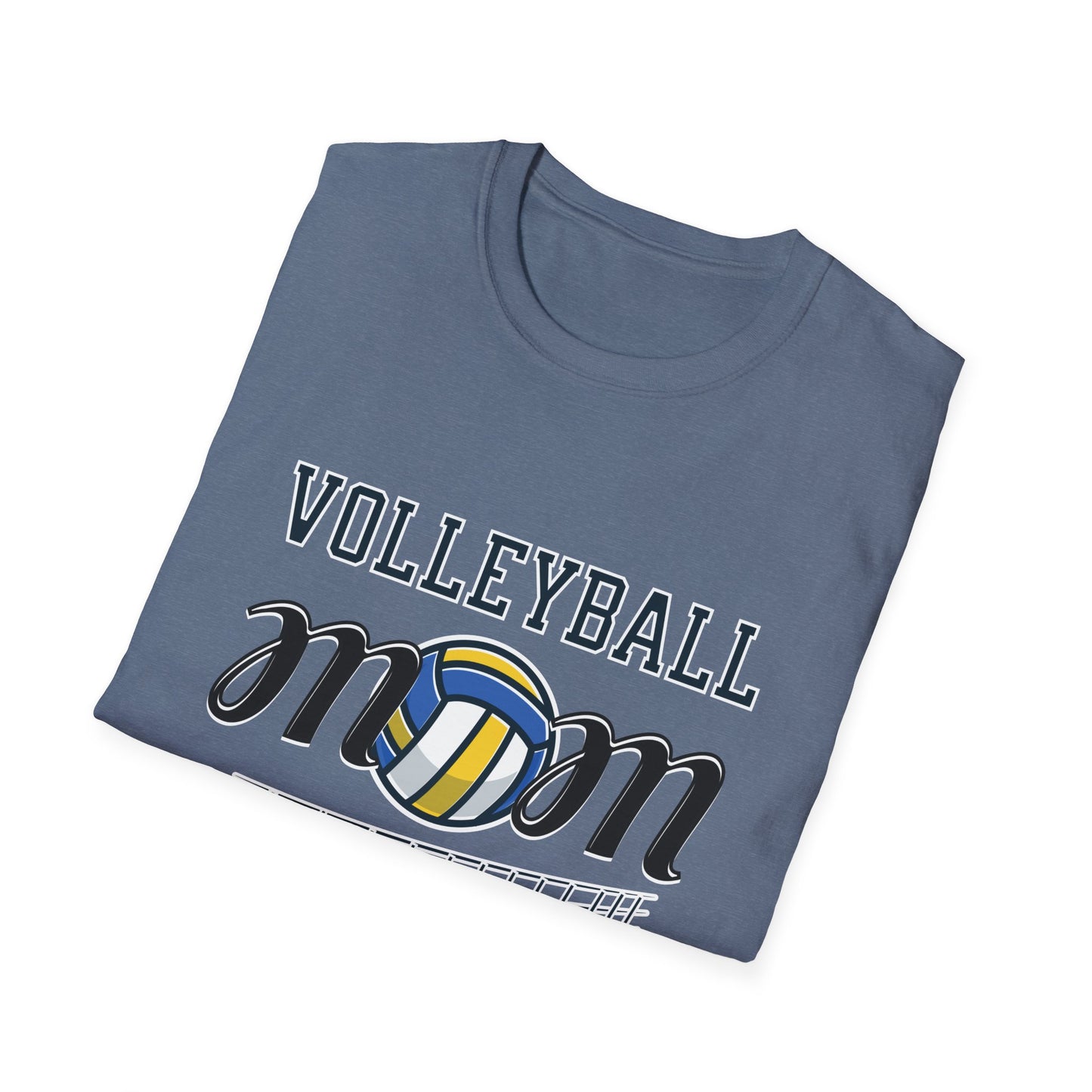 Volleyball Mom T-Shirt | Soft Unisex Tee for Sports Moms | Great for Gifts, Teamwear, Casual Outings, and Holidays