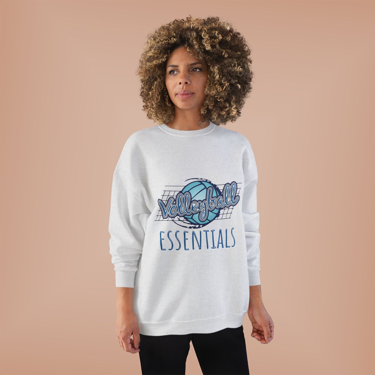 Unisex Eco-Friendly Crewneck Sweatshirt, Cozy Retro Essentials Sweatshirt, Casual Wear, Gift for Her, Hoodie Alternative, Fall Fashion