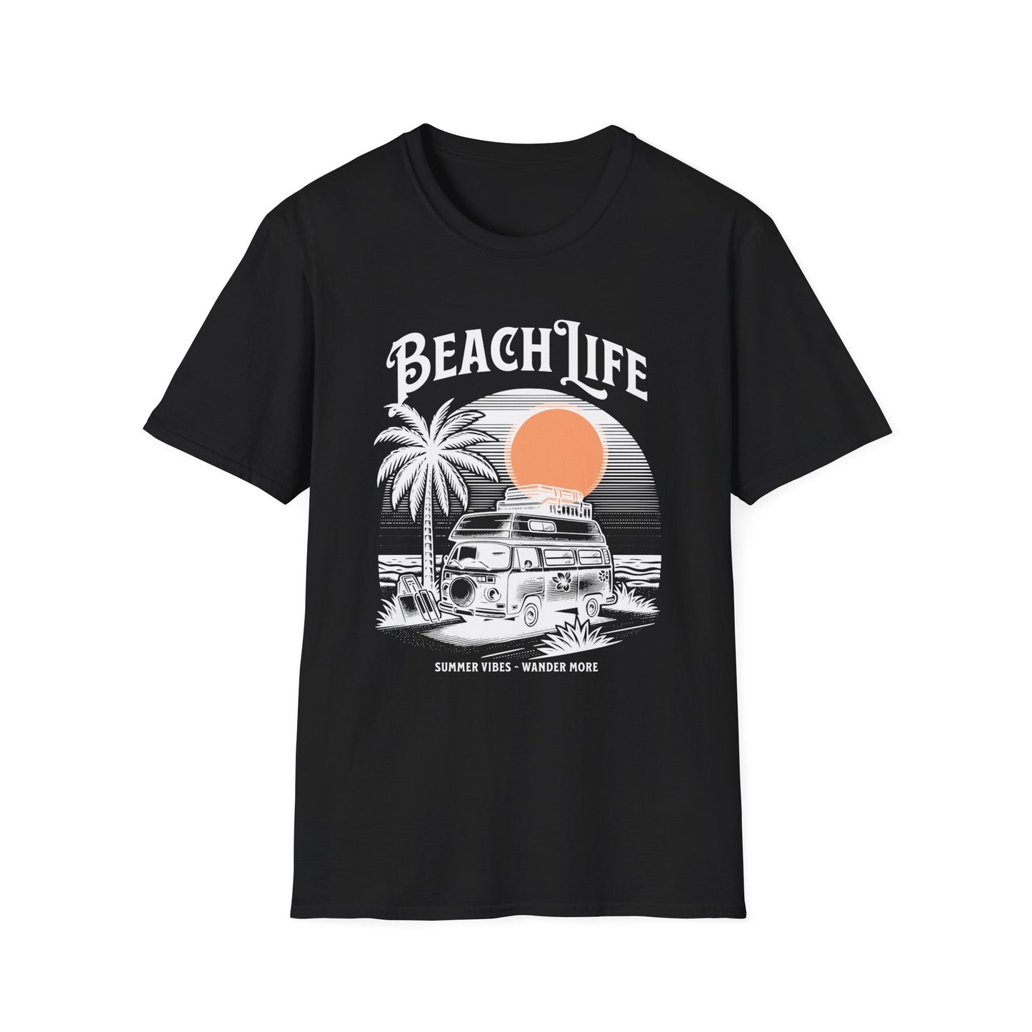 Beach Life T-shirt - Unisex Softstyle T-Shirt