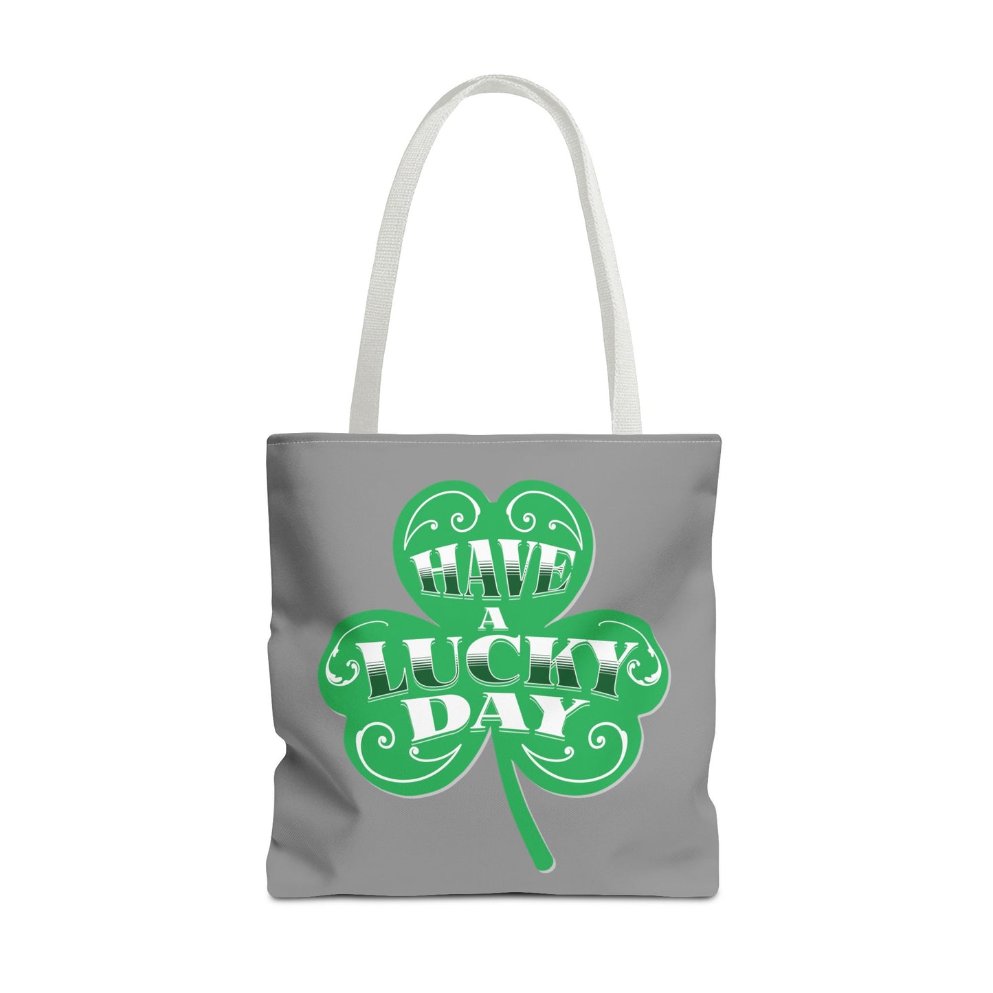 Lucky Day Tote Bag - St. Patrick's Day Gift, Eco-Friendly Shopper, Fun Everyday Use, Green Clover Design, Lucky Charm