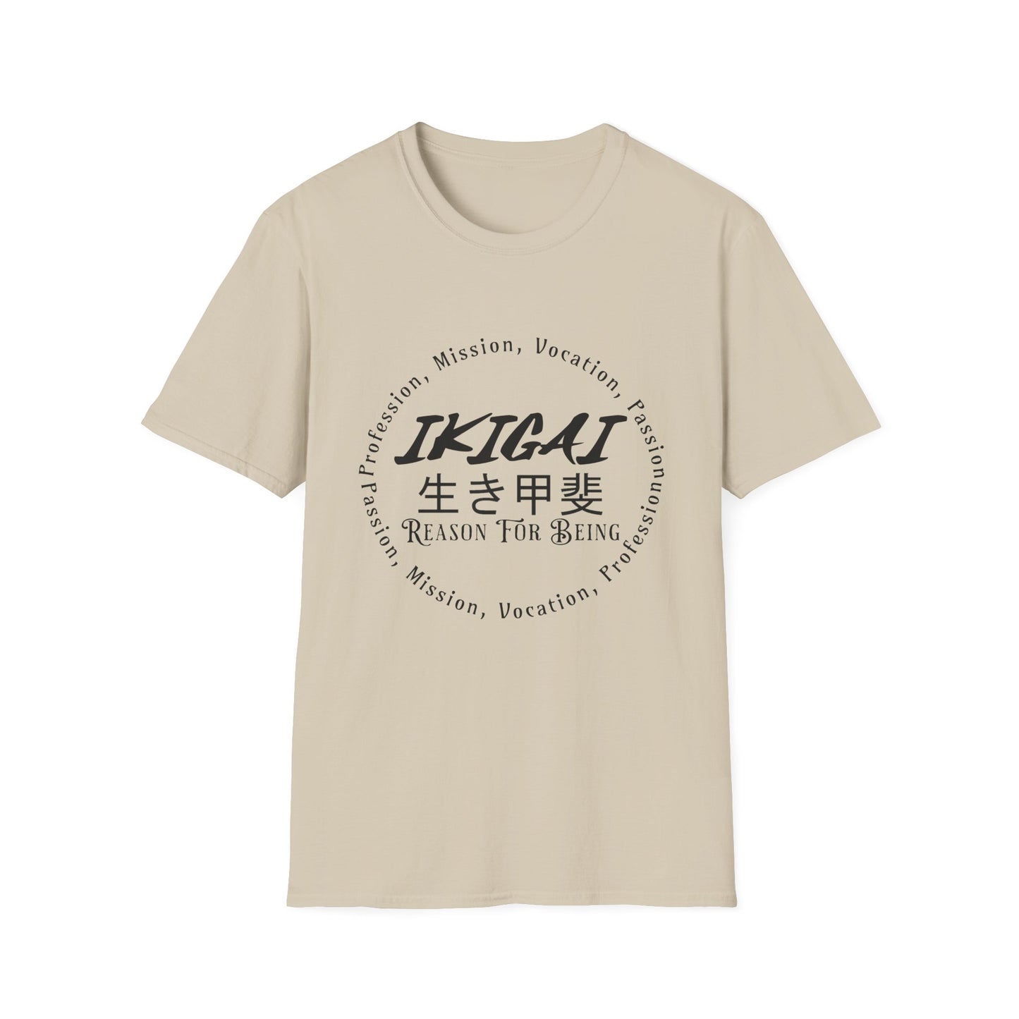 Ikigai T-shirt - Unisex Softstyle