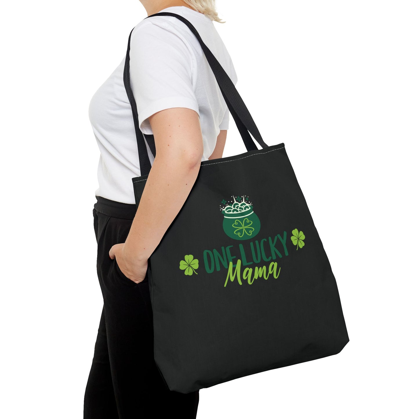 One Lucky Mama St. Patrick's Day Tote Bag - Fun & Festive Green Design
