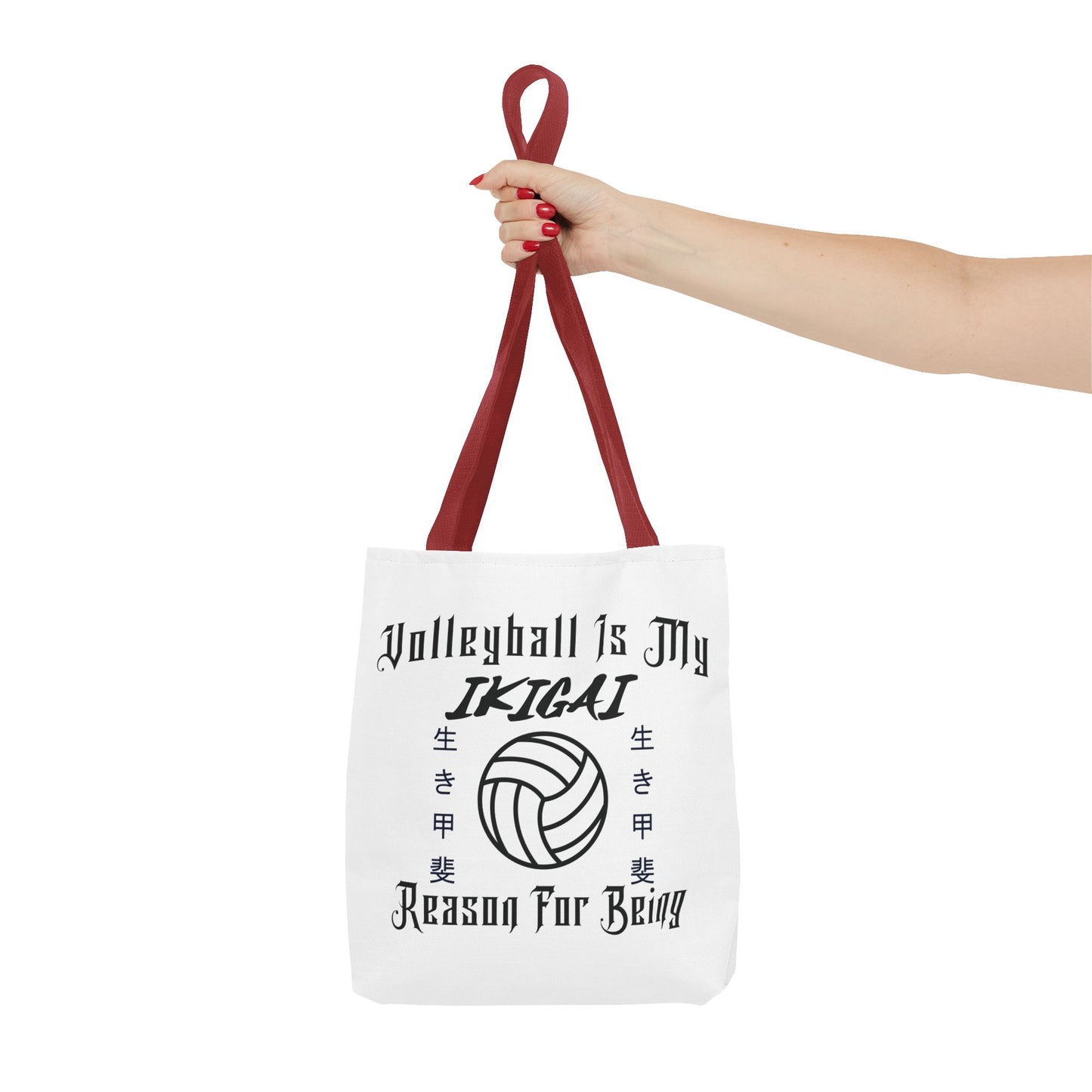 Volleyball Is My IKIGAI: Tote Bag (AOP)
