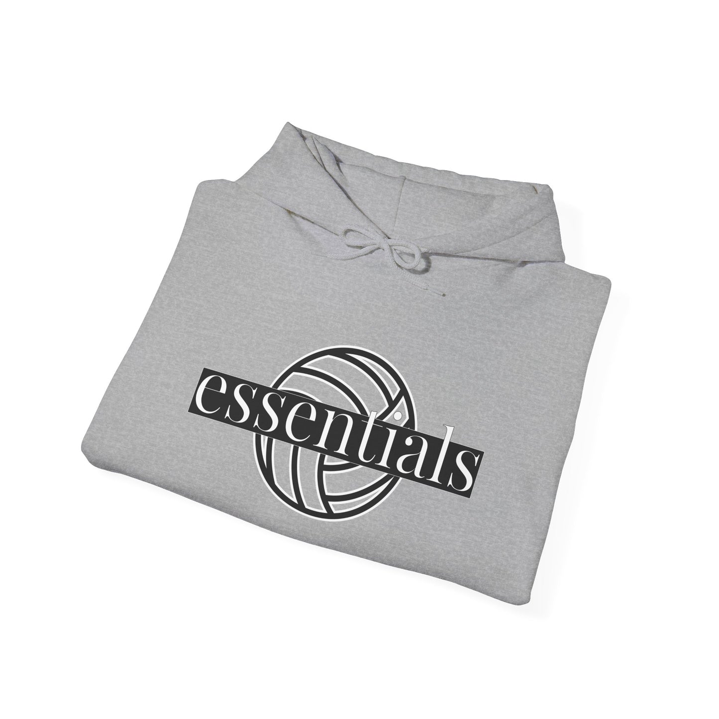 Volleyball Essentials Hoodie, Unisex Sweatshirt for Players, Casual Wear, Sports Apparel, Gift for Volleyball Lovers, Comfortable Warmth