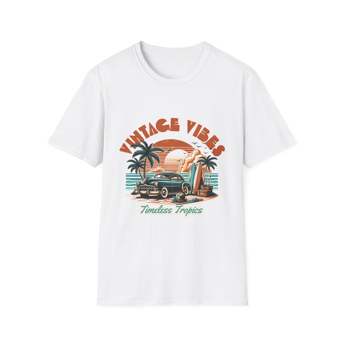 Vintage Vibe T-Shirt - Unisex Softstyle