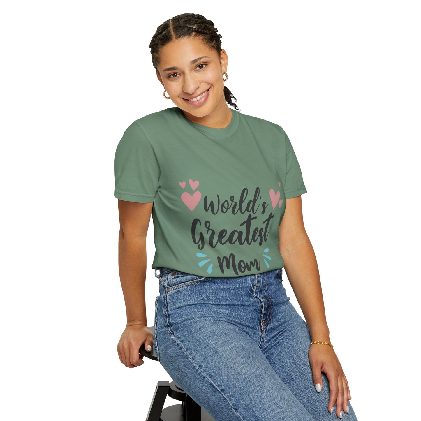 World greatest mom - Unisex Garment-Dyed T-shirt