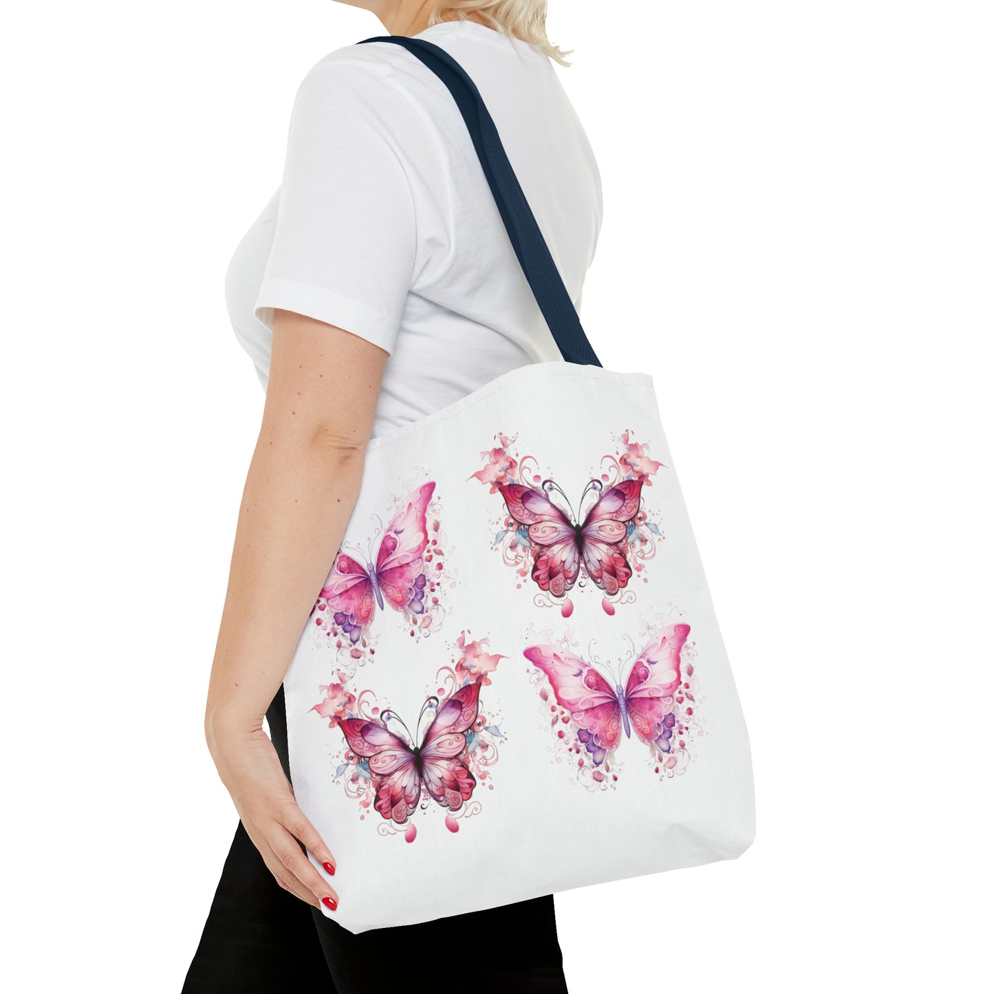 Pink Butterfly - Tote Bag (AOP)