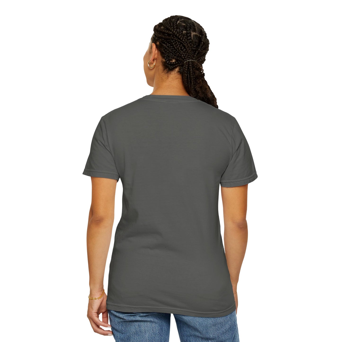 Coffee because too early for wine - Unisex Garment-Dyed T-shirt
