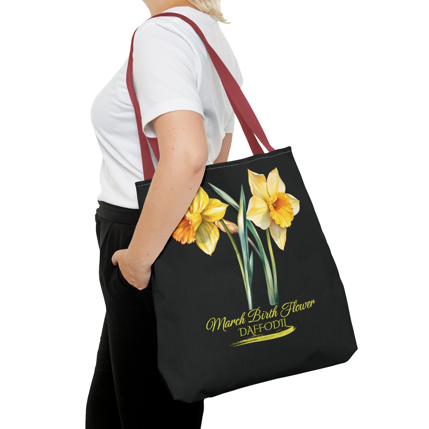 March Birth Flower: Daffodil - Tote Bag (AOP)