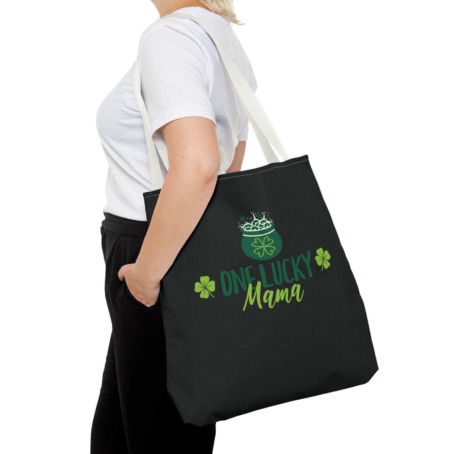 One Lucky Mama St. Patrick's Day Tote Bag - Fun & Festive Green Design