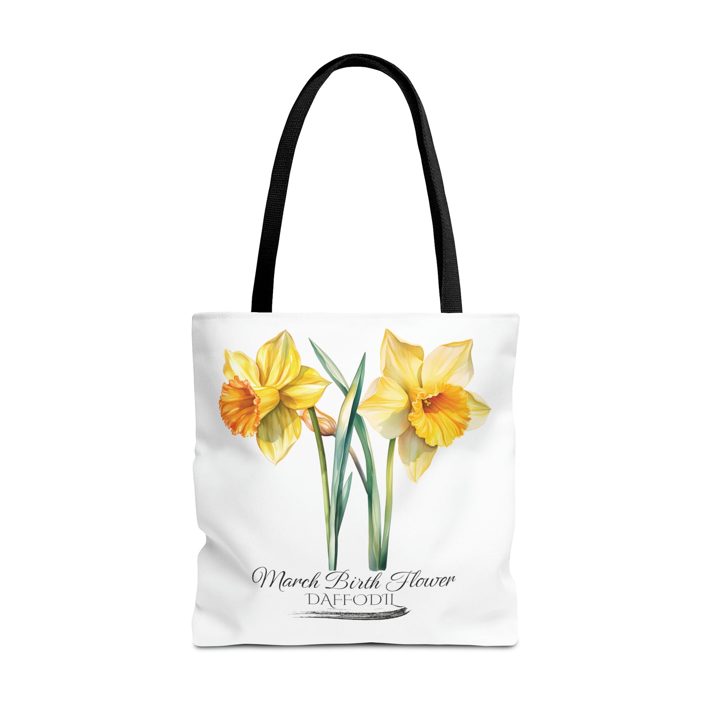 March Birth Flower: Daffodil - Tote Bag (AOP)