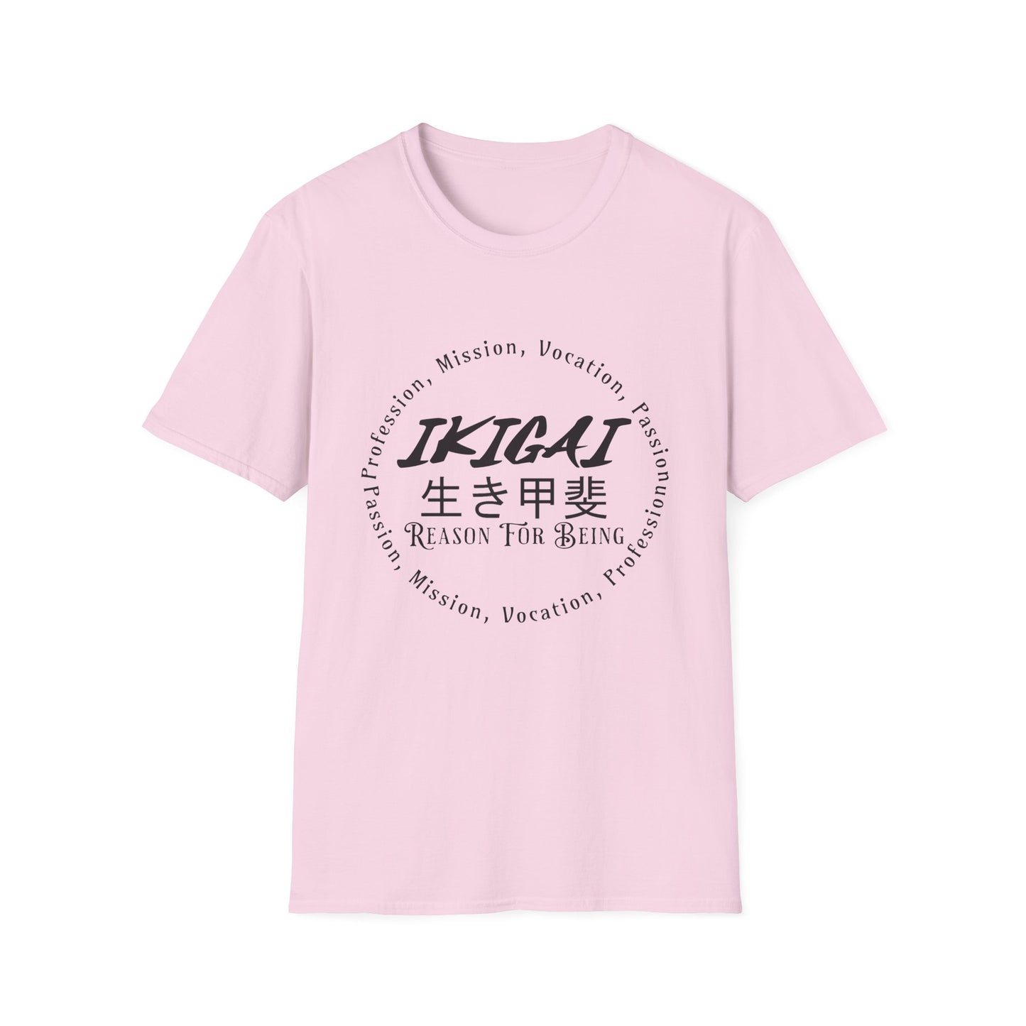 Ikigai T-shirt - Unisex Softstyle