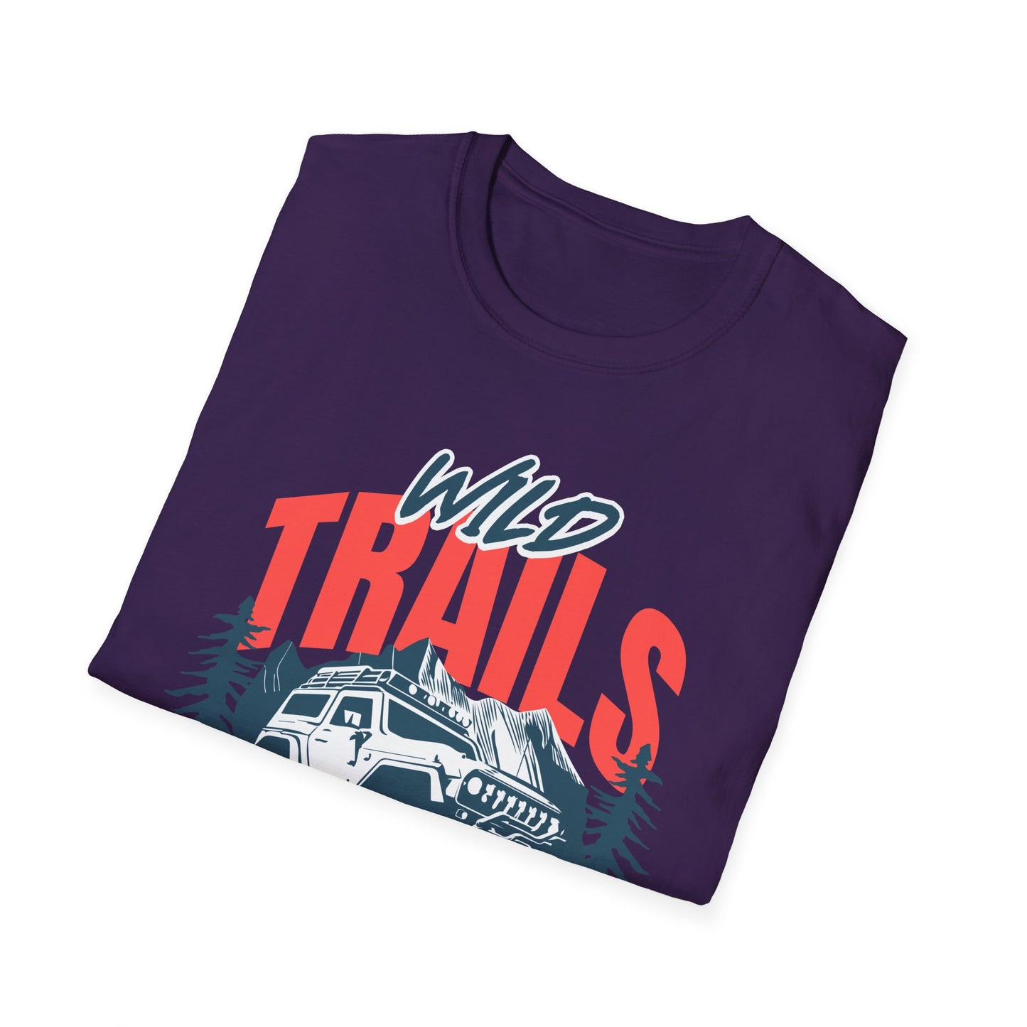 Adventure Trails Unisex T-Shirt, Outdoors Nature Tee, Hiking Wanderlust Shirt, Wilderness Exploration Top, Mountain Camping Apparel