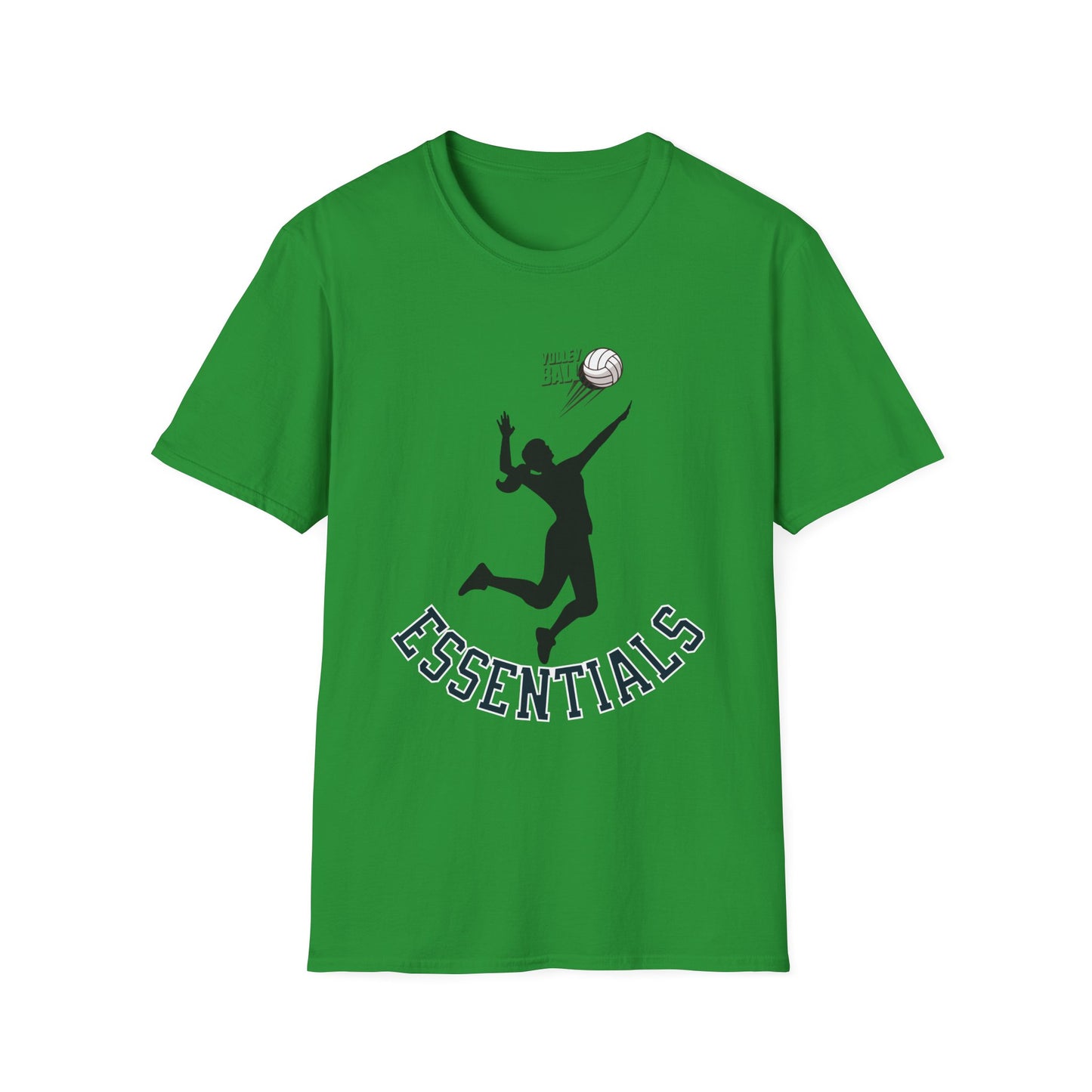 Graphic Sports T-Shirt - 'ESSENTIALS' Silhouette Tee for Athletes, Gym Lovers, Casual Wear, Sports Events, Gift Idea