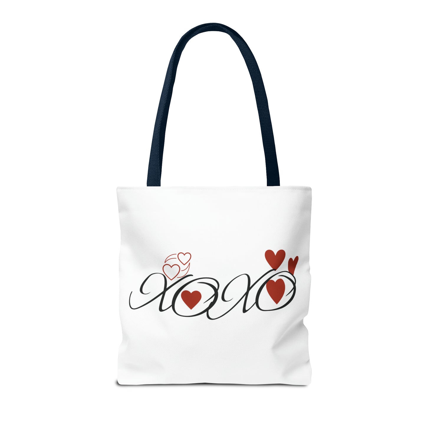 Valentine: XOXO with Hearts - Tote Bag (AOP)