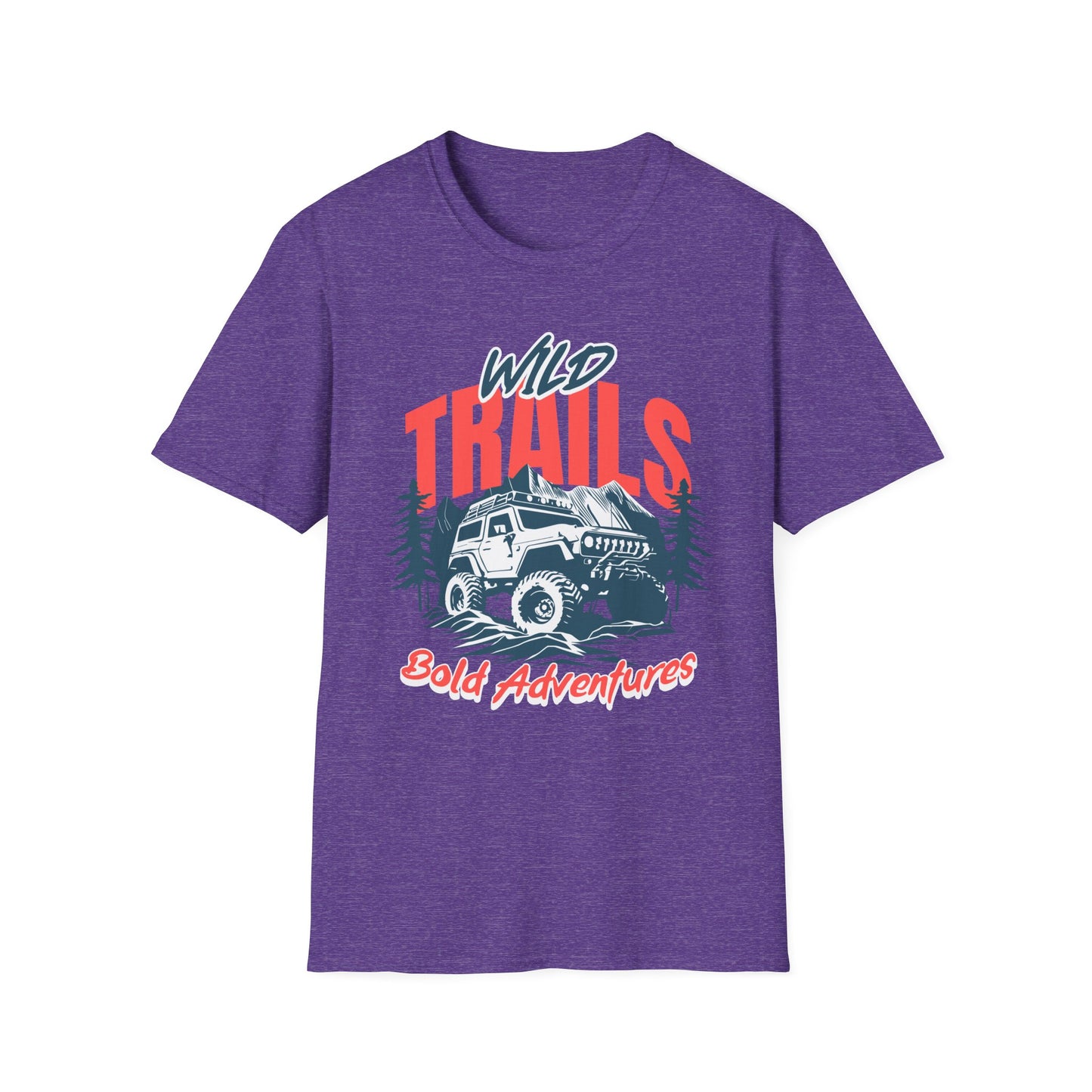 Adventure Trails Unisex T-Shirt, Outdoors Nature Tee, Hiking Wanderlust Shirt, Wilderness Exploration Top, Mountain Camping Apparel