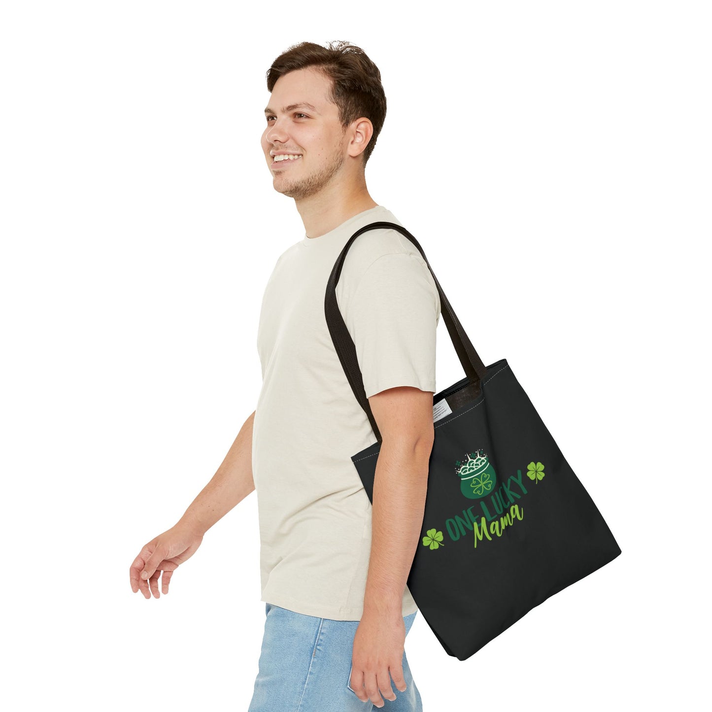 One Lucky Mama St. Patrick's Day Tote Bag - Fun & Festive Green Design