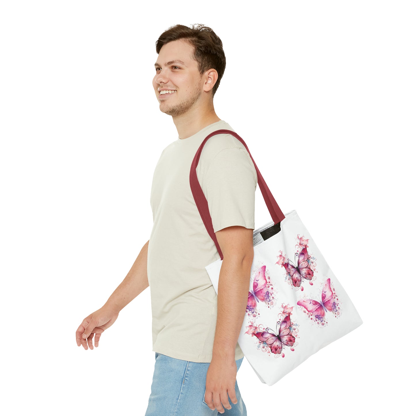 Pink Butterfly - Tote Bag (AOP)