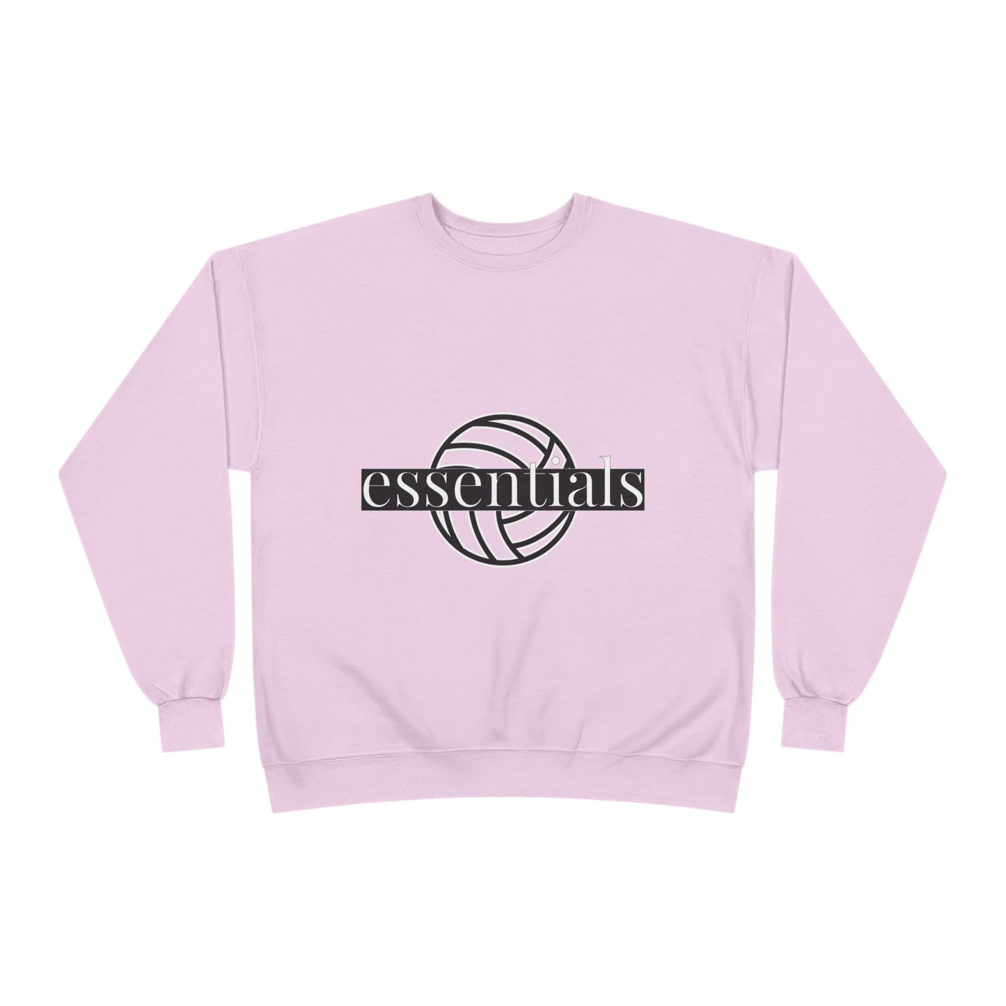 Unisex Eco-Friendly Volleyball Sweatshirt, Casual Sportswear for Athletes, Great for Gifts, Team Spiritwear, Eco-Conscious Fashion
