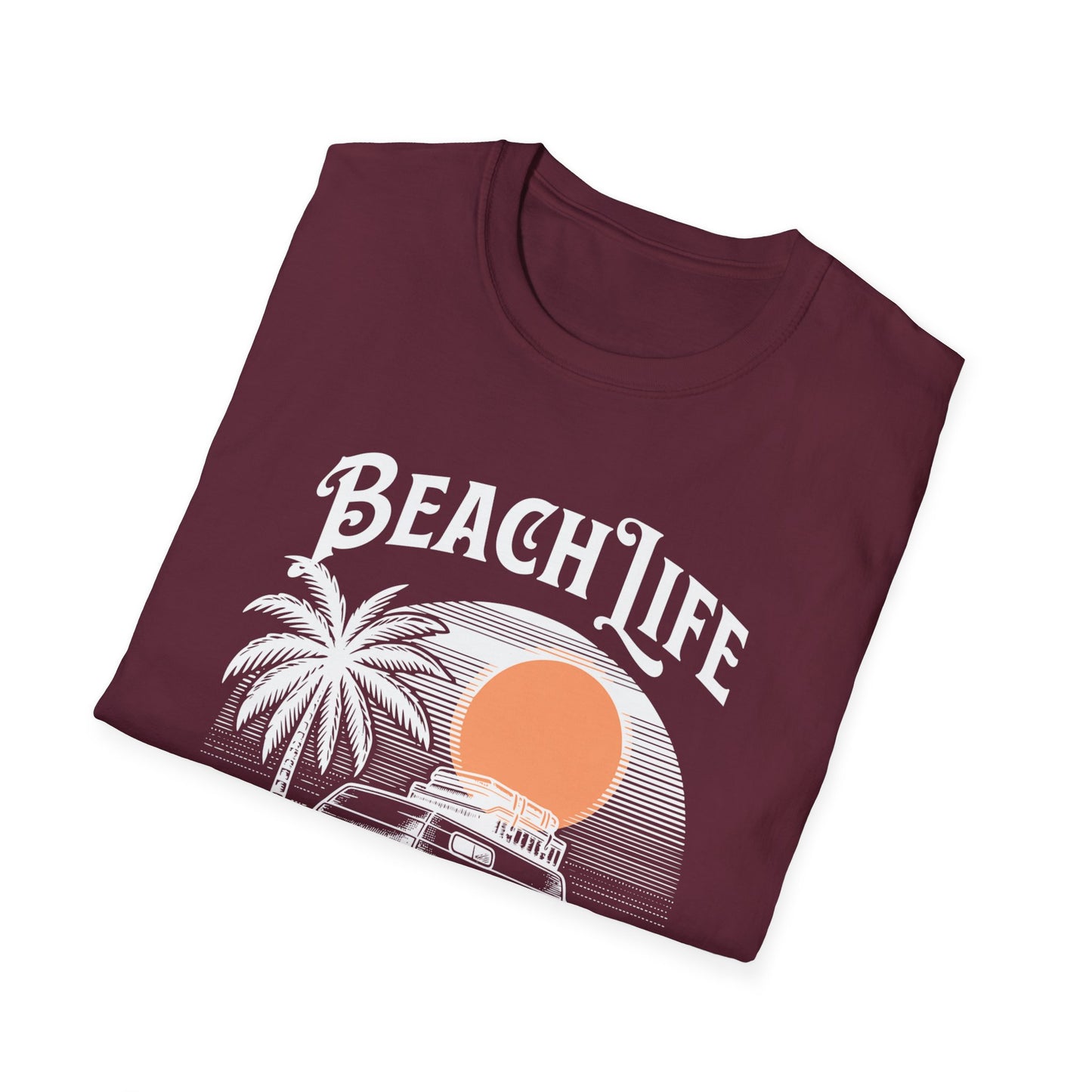 Beach Life T-shirt - Unisex Softstyle T-Shirt