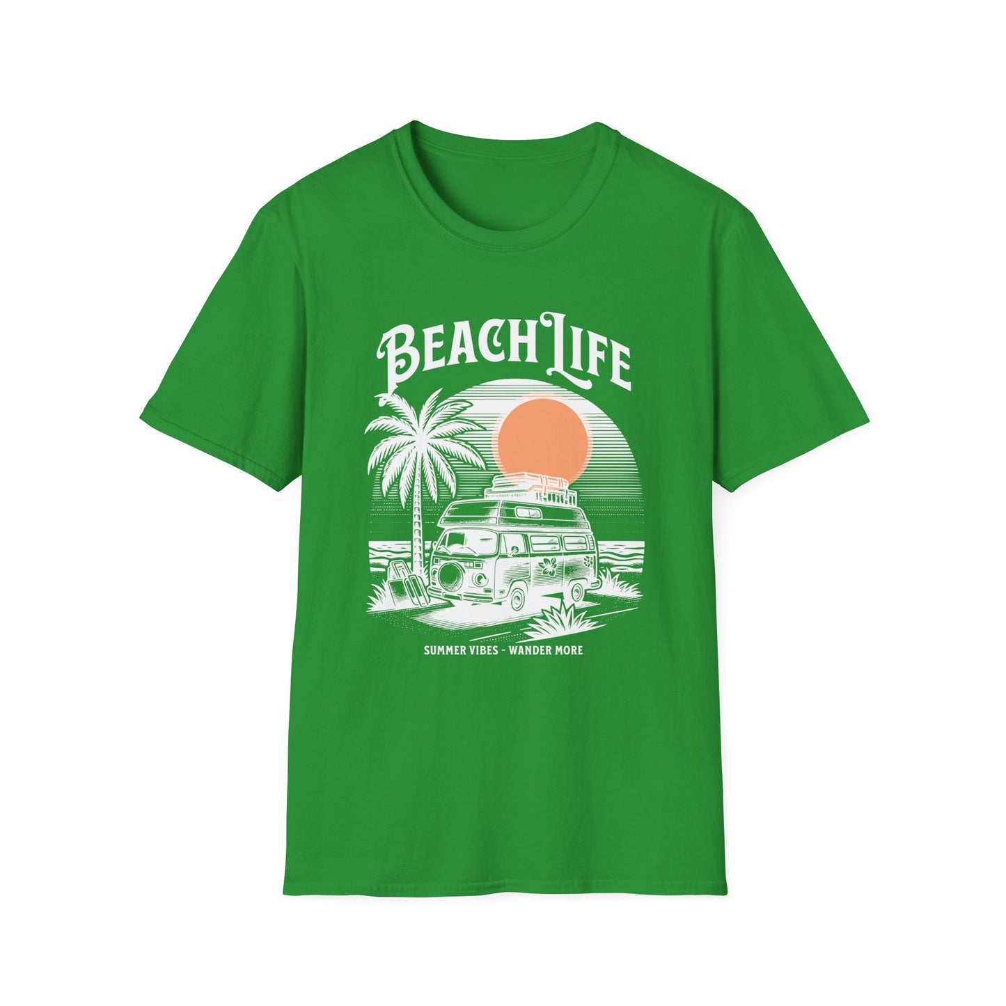 Beach Life T-shirt - Unisex Softstyle T-Shirt
