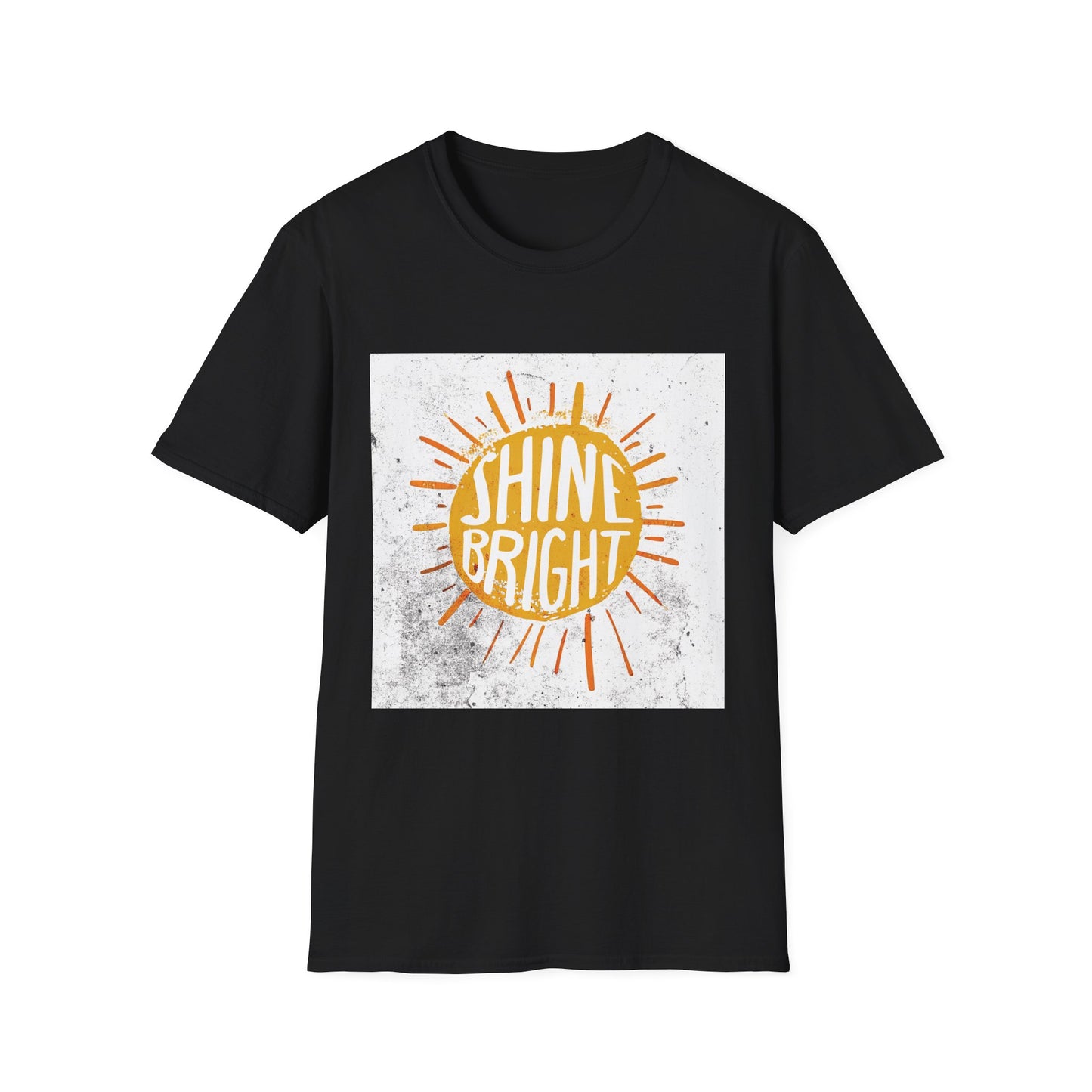Shine Bright T-Shirt - Inspirational Tee, Positive Vibes Shirt, Motivational Clothing, Graphic Tee, Crewneck Top
