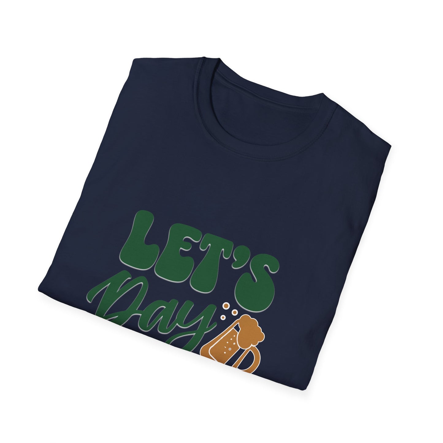 Let's Day Drink Unisex Softstyle T-Shirt - Fun Casual Graphic Tee for Party Lovers
