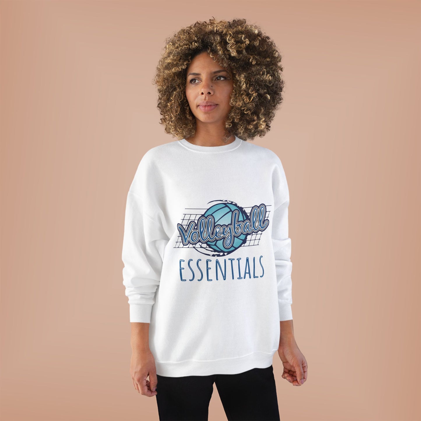 Unisex Eco-Friendly Crewneck Sweatshirt, Cozy Retro Essentials Sweatshirt, Casual Wear, Gift for Her, Hoodie Alternative, Fall Fashion