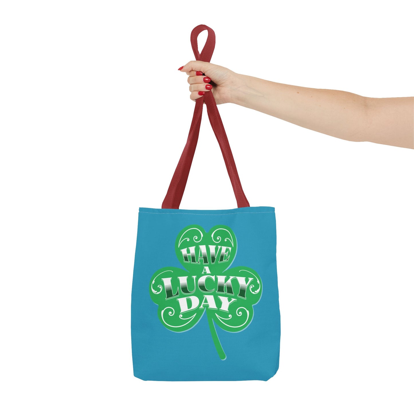 Lucky Day Tote Bag - St. Patrick's Day Gift, Shamrock Design, Eco-Friendly Bag, Fun Everyday Tote, Perfect for Luck!