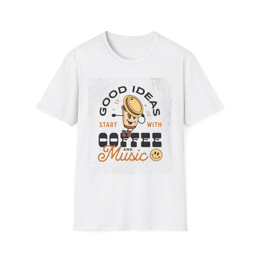 Coffee & Music Unisex T-Shirt