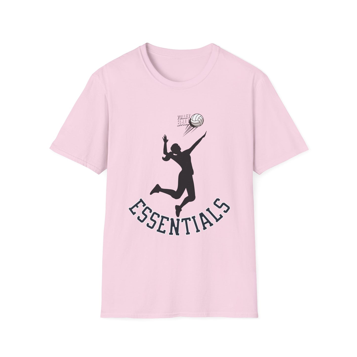 Graphic Sports T-Shirt - 'ESSENTIALS' Silhouette Tee for Athletes, Gym Lovers, Casual Wear, Sports Events, Gift Idea