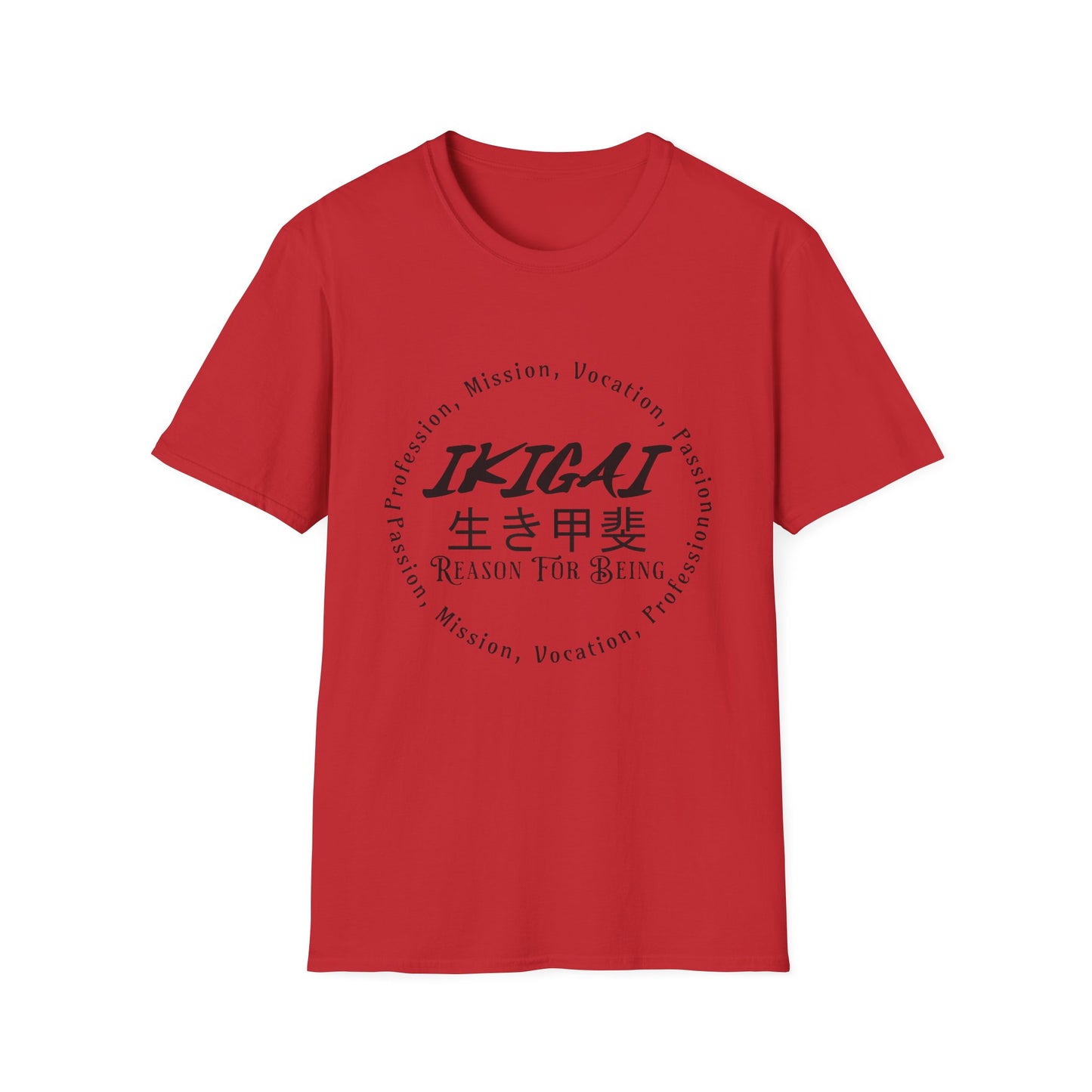 Ikigai T-shirt - Unisex Softstyle