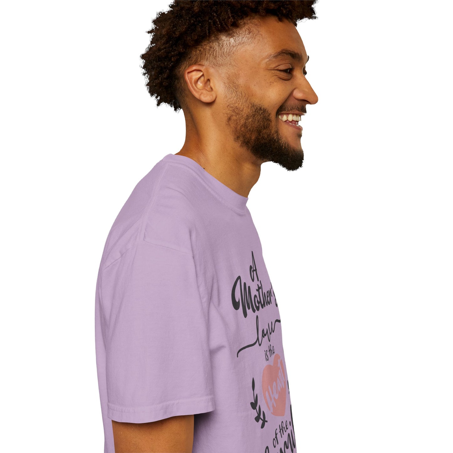 Mother's love is the heart of the family - Unisex Garment-Dyed T-shirt